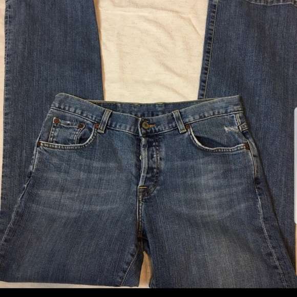 Lucky brand dungaree button fly jeans. Size 8/29 - Picture 2 of 4